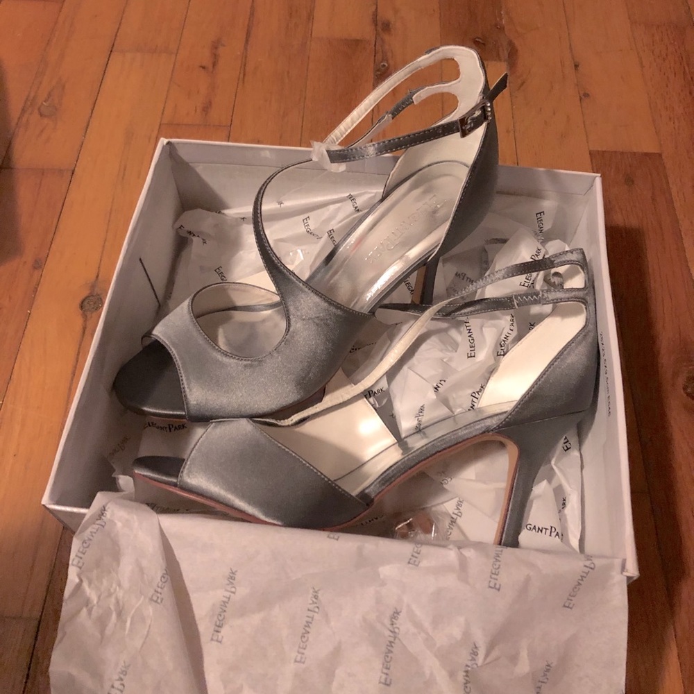 Silver heels